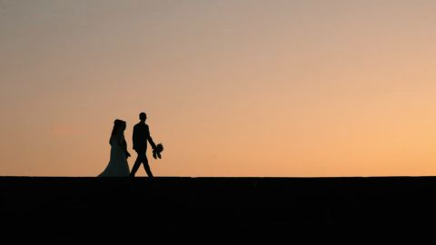 夕阳感高饱和暖影浓彩