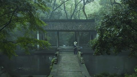 青蓝烟雨